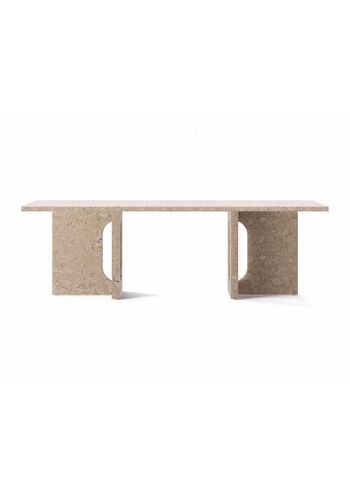 MENU - Stolik kawowy - Androgyne Lounge Table - Kunis Brescia Sand Stone