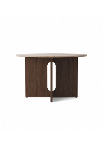MENU - Mesa de comedor - Androgyne Dining Table, 120 - Dark Stained Oak / Sand Stone