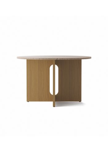 MENU - Ruokapöytä - Androgyne Dining Table, 120 - Natural Oak / Sand Stone