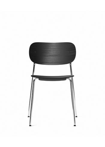 MENU - Chaise - Co Chair / Chrome Base - Solid Black Oak