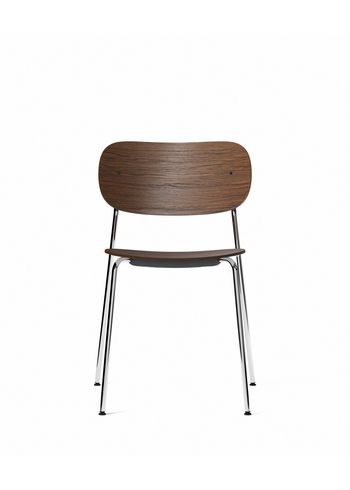 MENU - Stoel - Co Chair / Chrome Base - Solid Dark Stained Oak