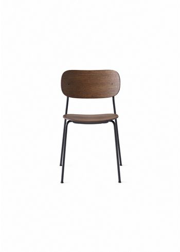 MENU - Cadeira - Co Chair / Black Base - Solid Dark Stained Oak