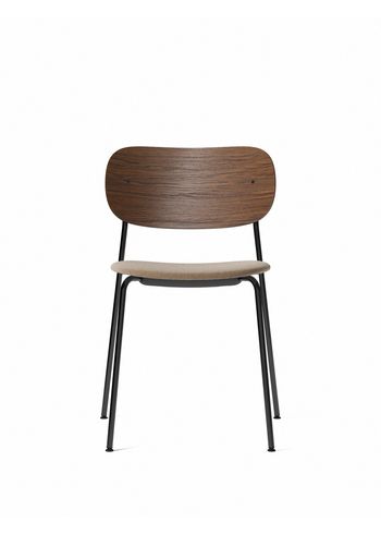 MENU - Chair - Co Chair / Black Base - Upholstery: Lupo Sand T19028/004 / Dark Stained Oak