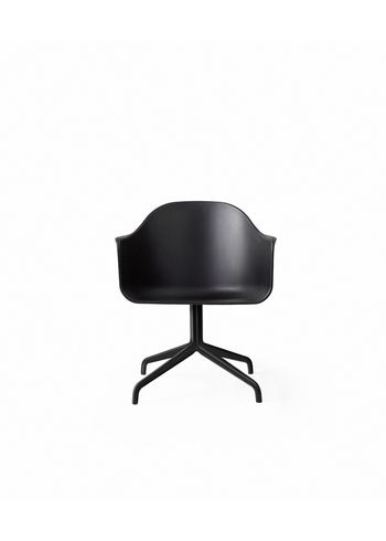 MENU - Silla - Harbour Dining Chair / Black Star Base w. Swivel - Black