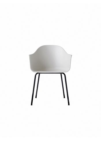 MENU - Stuhl - Harbour Dining Chair / Black Steel Base - Light Grey