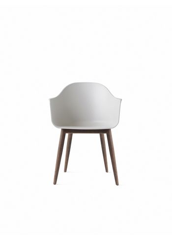 MENU - Chaise - Harbour Dining Chair / Dark Stained Oak Base - Light Grey