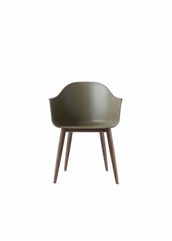 MENU - Chaise - Harbour Dining Chair / Dark Stained Oak Base - Olive
