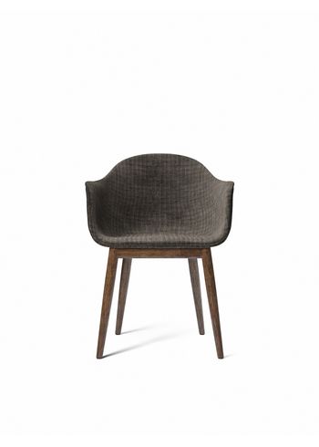 MENU - Sedia - Harbour Dining Chair / Dark Stained Oak Base - Upholstery: Grisaille 004