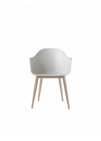 MENU - Puheenjohtaja - Harbour Dining Chair / Natural Oak Base - Light Grey