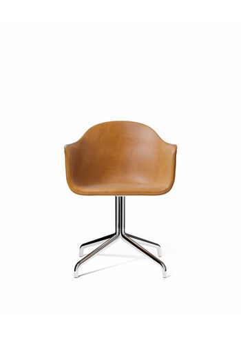 MENU - Silla - Harbour Dining Chair / Polished Aluminium Star Base w. Swivel - Upholstery: Dakar 0250