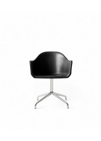 MENU - Stol - Harbour Dining Chair / Polished Aluminium Star Base w. Swivel - Upholstery: Dakar 0842