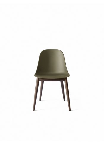 MENU - Stuhl - Harbour Side Dining Chair / Dark Stained Oak Base - Olive