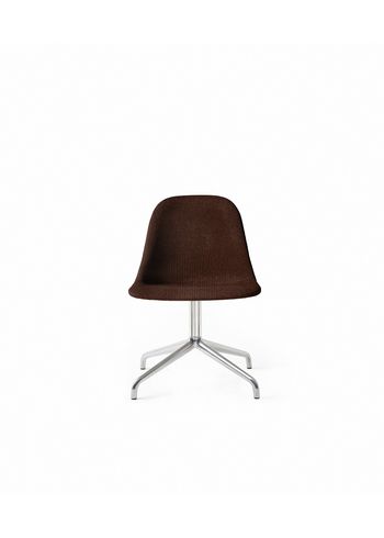 MENU - Stuhl - Harbour Side Dining Chair / Polished Aluminium Star Base w. Swivel - Upholstery: Colline 568
