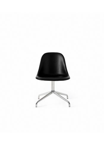 MENU - Stol - Harbour Side Dining Chair / Polished Aluminium Star Base w. Swivel - Upholstery: Dakar 0842
