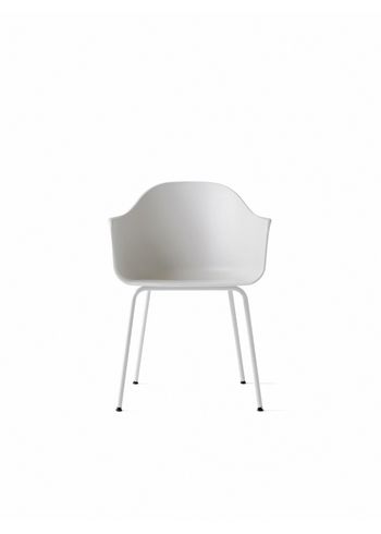 MENU - Stol - Harbour Dining Chair / Black Steel Base - Light Grey