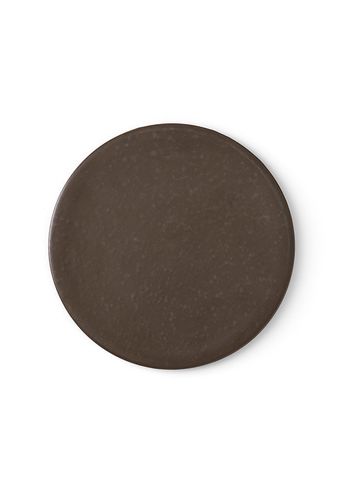 MENU - Plaque - NNDW - Plate/Lid - Dark Glazed - Ø17,5