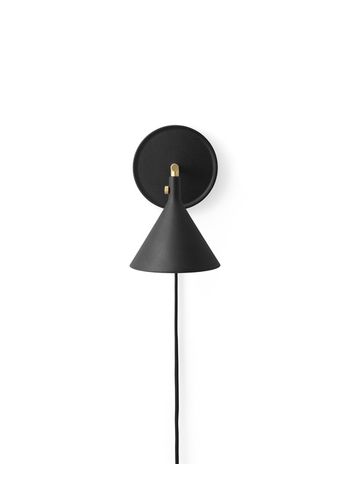 MENU - Wall Lamp - Cast Sconce Wall Lamp - Black W. Diffuser, dimmer