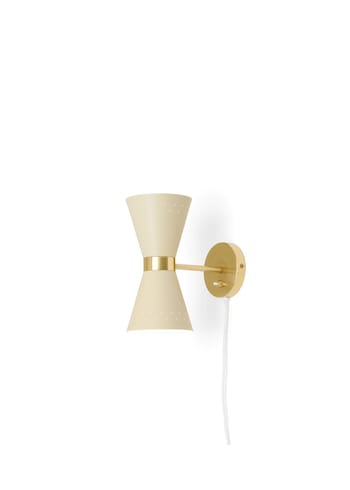 MENU - Lâmpada de parede - Collector, Wall Lamp, Crème - Aluminium, Brass