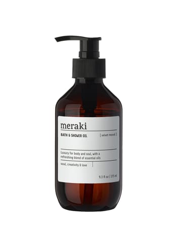 Meraki - Body Oil - Bath & Shower Oil, Velvet Mood - Brown