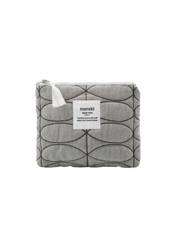 Meraki - Pung - Makeup pouch - Mentha - Light grey/army green - Small