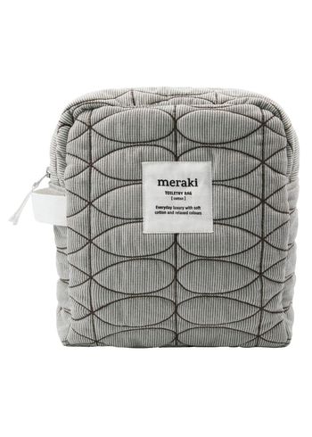 Meraki - Bolsa de toucador - Toiletry bag - Mentha - Light grey/army green