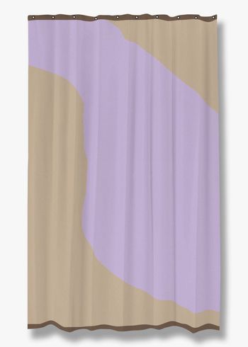 Mette Ditmer - Badeforhæng - NOVA ARTE Shower Curtain - Sand / Lilac