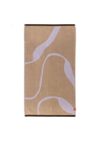 Mette Ditmer - Handduk - NOVA ARTE bath towel - Sand / Lilac