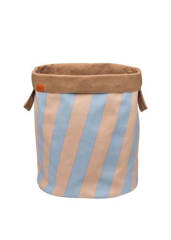 Mette Ditmer - Laundry Basket - NOVA ARTE Laundry Bag - Light Blue / Powder Rose