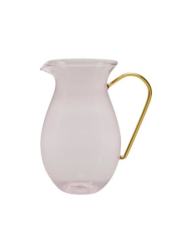 Miss Etoile - Pichet - ME Jug swirled with color hand - Yellow/Pink