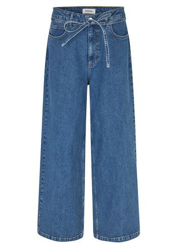 Modström - Džínsy - IsoldeMD Solid Pants - Distressed Blue