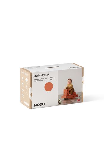 MODU - Giocattoli - Curiosity Set - Burnt Orange / Dusty Green