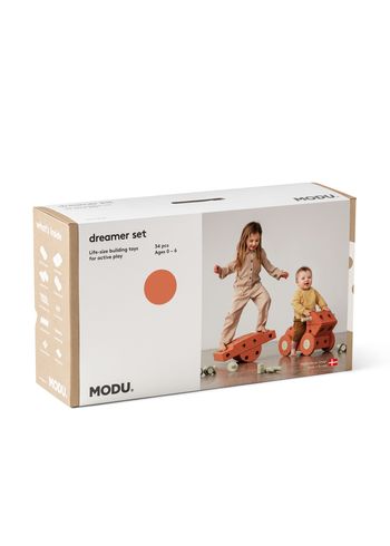 MODU - Toys - Dreamer Set - Burnt Orange / Dusty Green