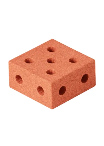 MODU - Toys - Block Square - Burnt Orange