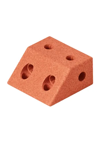 MODU - Toys - Block Angled - Burnt Orange