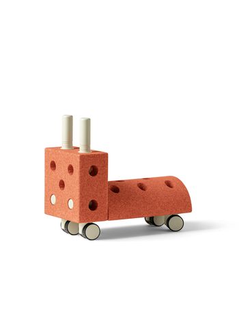 MODU - Jouets - Tiny Ride - Burnt Orange / Dusty Green