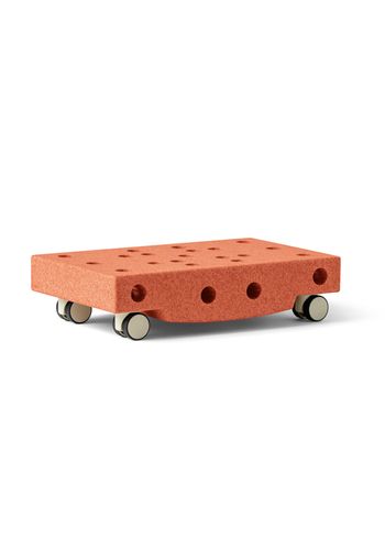 MODU - Toys - Scooter Board - Burnt Orange / Dusty Green