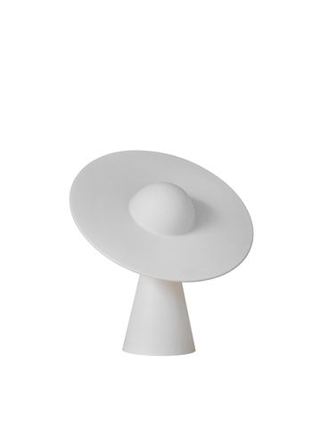 MOEBE - Pöytävalaisin - Ceramic Table Lamp - White