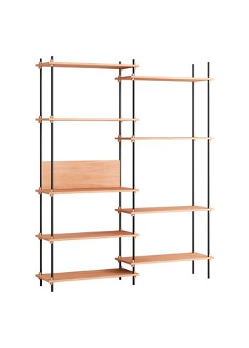 MOEBE - Étagère - Shelving system - S.200.2.A - Oak / Black