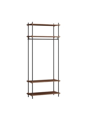 MOEBE - Hyllor - Shelving system - S.200.1.F - Smoked Oak / Black