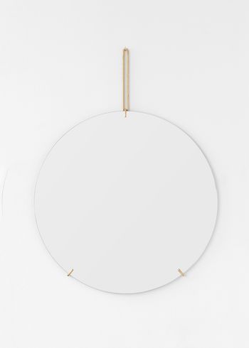 MOEBE - Specchio - Wall Mirror - Ø70 - Brass