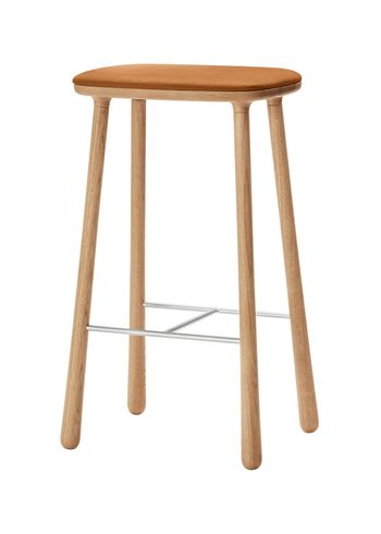 Møbel Copenhagen - Bar stool - Cuba Bar Stool - Oiled Oak / Cognac Leather