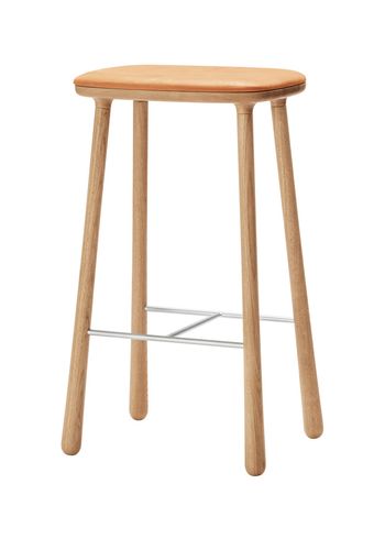 Møbel Copenhagen - Bar stool - Cuba Bar Stool - Oiled Oak / Sand Leather