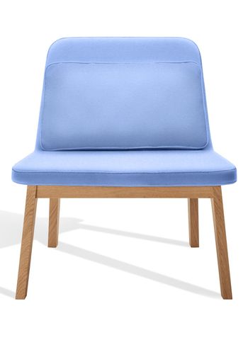 Møbel Copenhagen - Loungestol - Lean Lounge Chair - Base: Oiled Oak / Upholstery: Divina 676