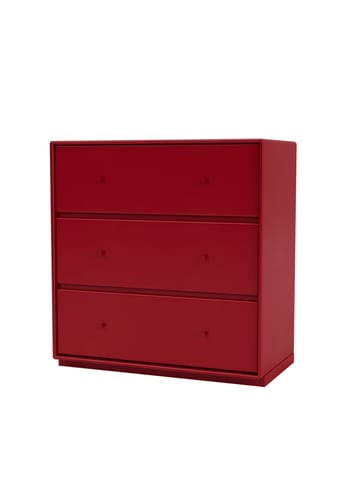 Montana - Cassettiera - CARRY - With plinth H3 - Beetroot