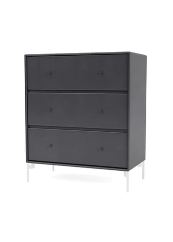 Montana - Dressoir - CARRY - With white legs - Coal