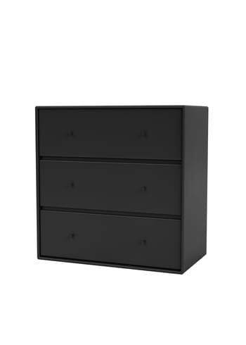 Montana - Commode - CARRY - Wall mounted - Black