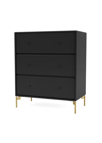 Montana - Dressoir - CARRY - With brass legs - Black