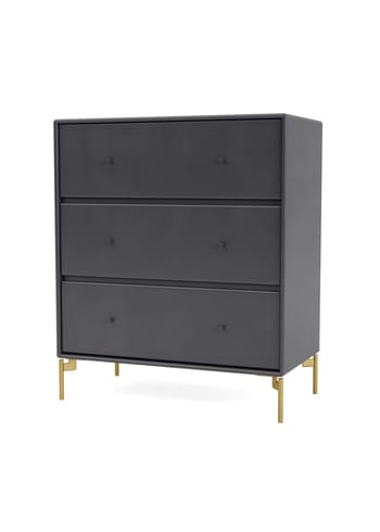 Montana - Dressoir - CARRY - With brass legs - Coal