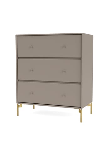 Montana - Dressoir - CARRY - With brass legs - Truffle