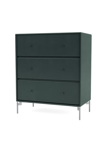 Montana - Dressoir - CARRY - With chrome legs - Black Jade